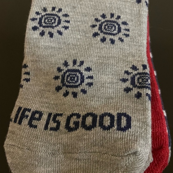 LIFE IS GOOD NWT Unisex 6 pack low cut socks. SiE 6-12.5 lightweight breathable - Picture 12 of 15